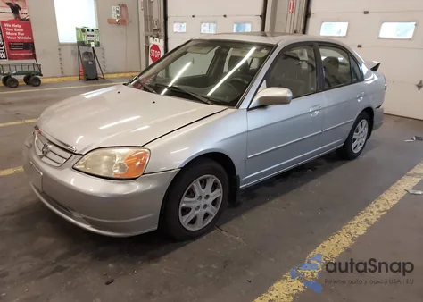 2003 Honda Civic Ex из США, поврежденный, VIN JHMES26733S000226